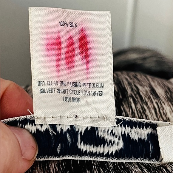 Oscar De La Renta Puffer Coat Silk Gray Fur Print 2011 Collection Women Sz 6 - Picture 13 of 15